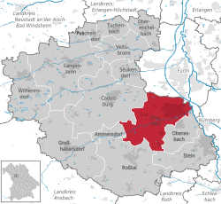 Zirndorf in FÜ detailed